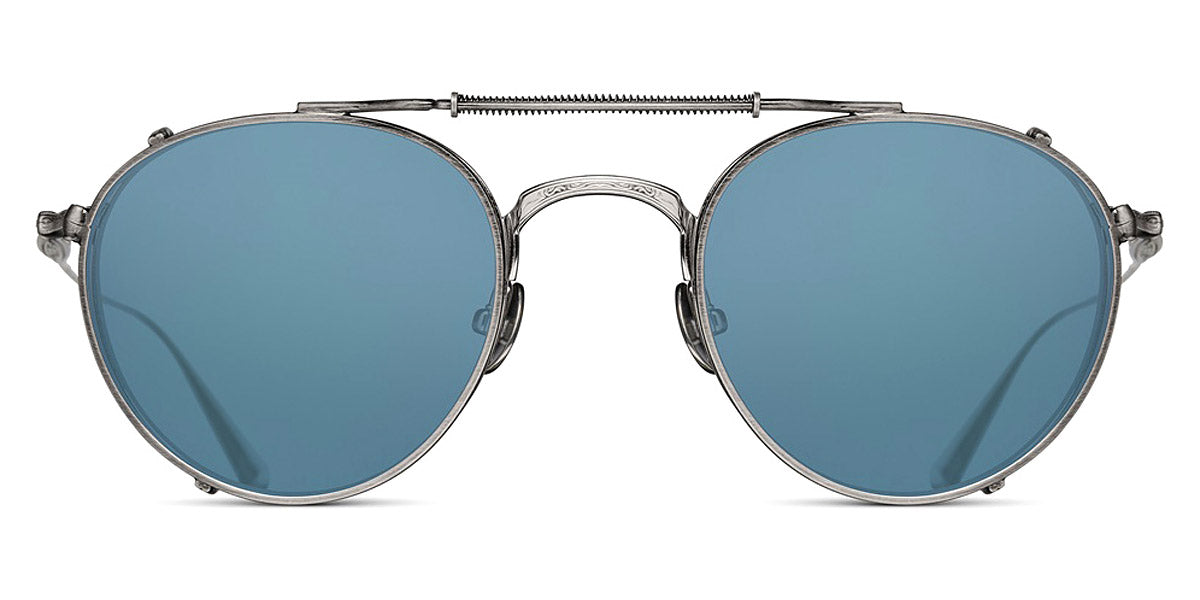 Matsuda® CL3085 CLIP MTD CL3085 CLIP Antique Silver/Blue Grey 48 - Antique Silver / Blue Grey Sunglasses