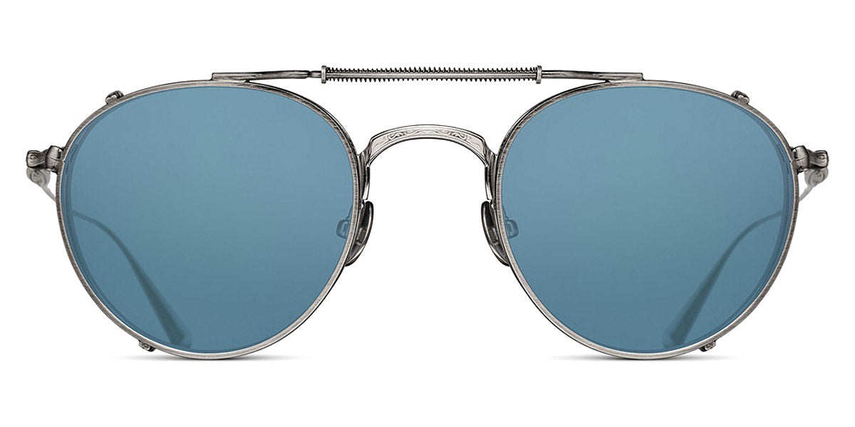 Matsuda® CL3085 CLIP MTD CL3085 CLIP Antique Silver/Blue Grey 48 - Antique Silver / Blue Grey Sunglasses