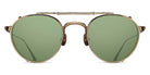 Matsuda® CL3085 CLIP MTD CL3085 CLIP Brushed Gold/Sage Green 48 - Brushed Gold / Sage Green Sunglasses