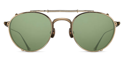 Matsuda® CL3085 CLIP MTD CL3085 CLIP Brushed Gold/Sage Green 48 - Brushed Gold / Sage Green Sunglasses