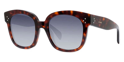 Celine® CL4002UN CLN CL4002UN 54D 54 - Shiny Red Havana / Smoke Sunglasses