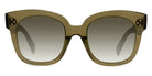 Celine® CL4002UN CLN CL4002UN 98P 54 - Shiny Opaline Khaki Brown / Gradient Green Sunglasses