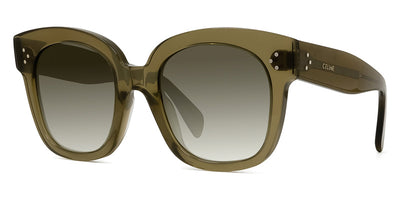 Celine® CL4002UN CLN CL4002UN 98P 54 - Shiny Opaline Khaki Brown / Olive Sunglasses