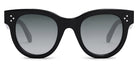 Celine® CL4003IN CLN CL4003IN 01B 48 - Shiny Black / Smoke Sunglasses