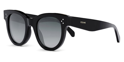 Celine® CL4003IN CLN CL4003IN 01B 48 - Shiny Black / Smoke Sunglasses