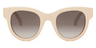 Celine® CL4003IN CLN CL4003IN 24f 48 - White / Other / Lenses Gradient Brown Organic Sunglasses