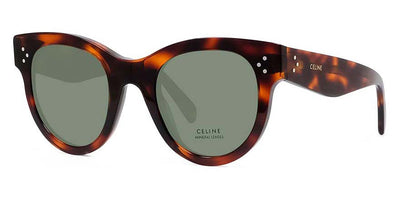Celine® CL4003IN CLN CL4003IN 56A 48 - Shiny Havana / Smoke Mineral Sunglasses