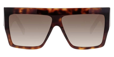 Celine® CL40092I CLN CL40092I 52F 60 - Shiny Dark Havana / Gradient Brown Sunglasses