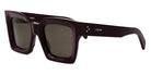 Celine® CL40130I CLN CL40130I 69E 51 - 69E Shiny Bordeaux / Brown Sunglasses
