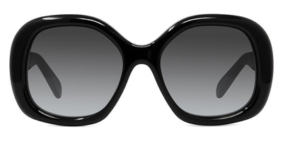 Celine® CL40163I CLN CL40163I 01B 55 - Shiny Black / Gradient Smoke Sunglasses