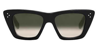 Celine® CL40187I CLN CL40187I 01F 51 - Shiny Black / Brown Sunglasses