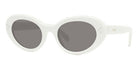 Celine® CL40193I CLN CL40193I 25A 53 - 25A Shiny Ivory / Smoke Sunglasses