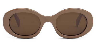 Celine® CL40194U CLN CL40194U 45E 52 - Shiny Brown / Lenses Brown Sunglasses