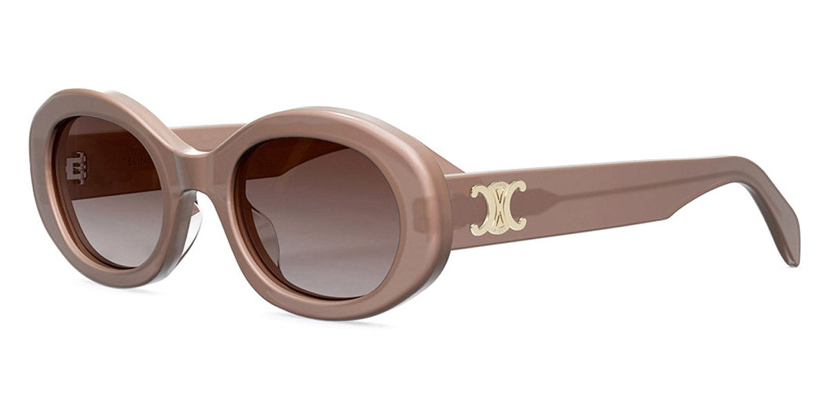 Celine® CL40194U CLN CL40194U 45F 52 - 45F Light Brown / Brown Sunglasses
