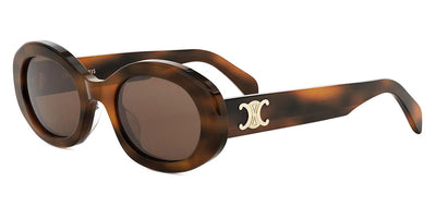 Celine® CL40194U CLN CL40194U 53E 52 - 53E Shiny Havana / Brown Normal Sunglasses