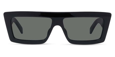 Celine® CL40214U CLN CL40214U 01A 57 - Shiny Black / Smoke Sunglasses