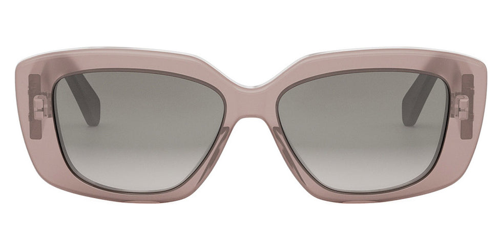 Celine® CL40216U CLN CL40216U 45B 55 - Shiny Opaline Pink / Gradient Smoke Sunglasses