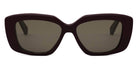 Celine® CL40216U CLN CL40216U 69E 55 - 69E Shiny Bordeaux / Brown Sunglasses