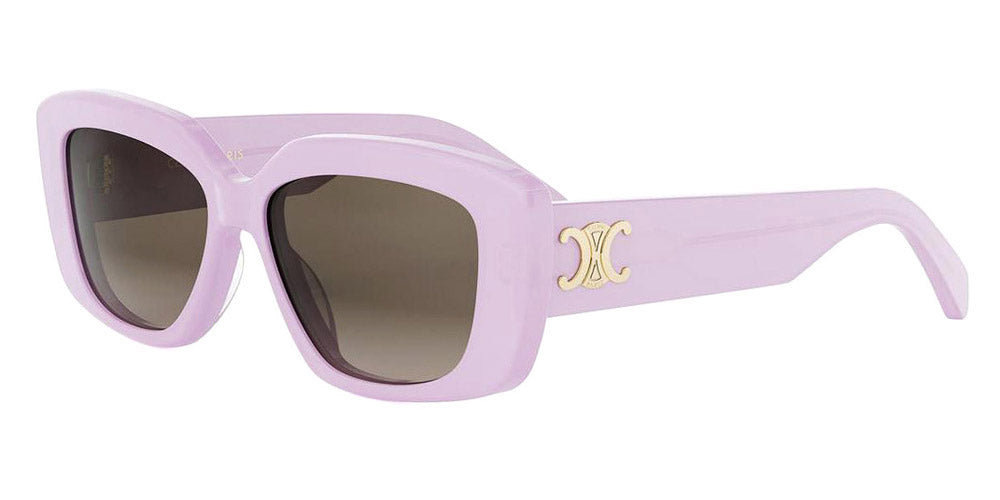 Celine® CL40216U CLN CL40216U 78F 55 - 78F Shiny Violet / Brown Gradient Sunglasses