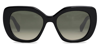 Celine® CL40226U CLN CL40226U 01F 55 - Shiny Black / Brown Sunglasses