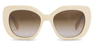 Celine® CL40226U CLN CL40226U 25F 55 - Shiny Ivory / Brown Sunglasses