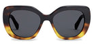 Celine® CL40226U CLN CL40226U 56A 55 - Shiny Gradient Havana / Smoke Sunglasses
