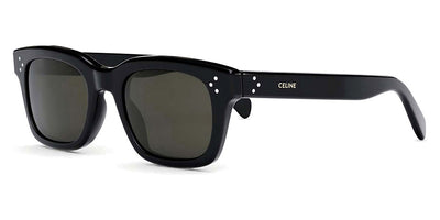 Celine® CL40232I CLN CL40232I 01A 51 - Shiny Black / Smoke Sunglasses