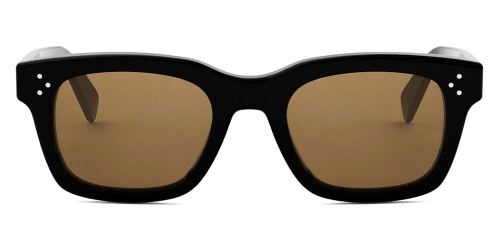 Celine® CL40232I CLN CL40232I 01J 51 - 01J Shiny Black / Brown Normal Sunglasses