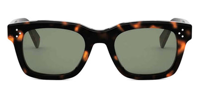 Celine® CL40232I CLN CL40232I 52N 51 - 52N Shiny Havana / Green Sunglasses