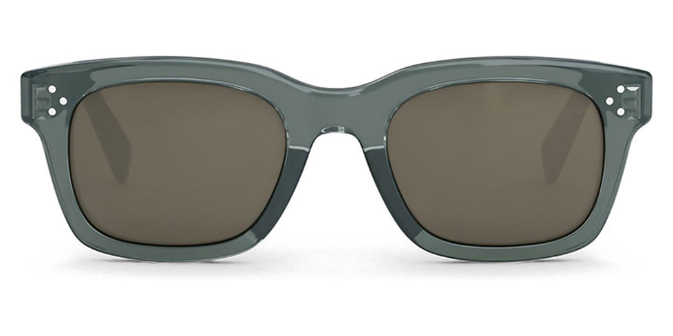 Celine® CL40232I CLN CL40232I 93J 51 - Shiny Transparent Sage / Brown Sunglasses