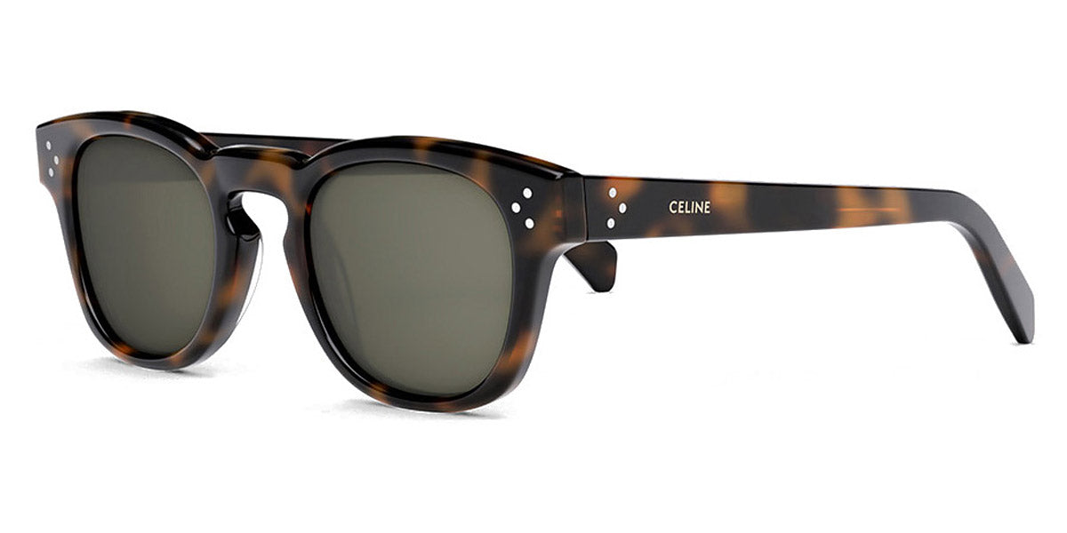 Celine® CL40233I CLN CL40233I 53N 49 - Shiny Havana / Khaki Sunglasses