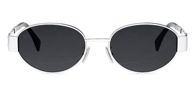 Celine® CL40235U CLN CL40235U 16A 54 - 16A Shiny Palladium / Smoke Sunglasses