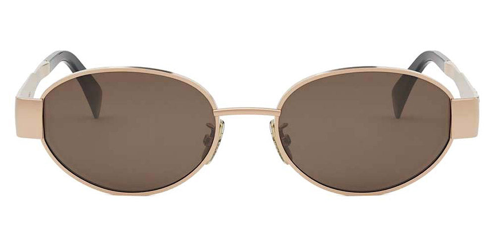 Celine® CL40235U CLN CL40235U 28E 54 - 28E Shiny Yellow / Brown Sunglasses