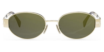 Celine® CL40235U CLN CL40235U 30N 54 - Shiny Yellow / Green Sunglasses