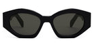 Celine® CL40238U CLN CL40238U 01A 55 - Shiny Black / Smoke Sunglasses