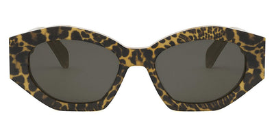 Celine® CL40238U CLN CL40238U 47a 55 - Shiny Beige Sand Transparent Sunglasses