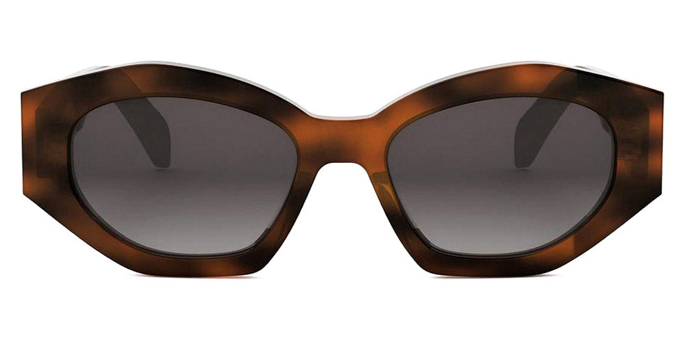 Celine® CL40238U CLN CL40238U 53F 55 - 53F Shiny Havana / Brown Gradient Sunglasses