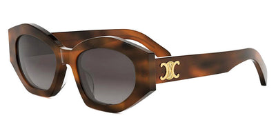 Celine® CL40238U CLN CL40238U 53F 55 - 53F Shiny Havana / Brown Gradient Sunglasses