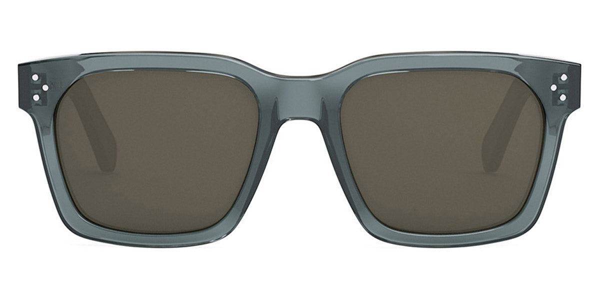 Celine® CL40248I CLN CL40248I 84J 54 - Shiny Havana / Green Sunglasses