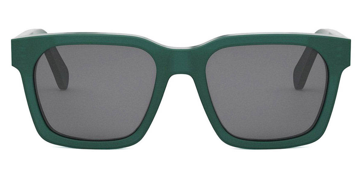 Celine® CL40248I CLN CL40248I 96A 54 - 96A Shiny Green / Smoke Sunglasses