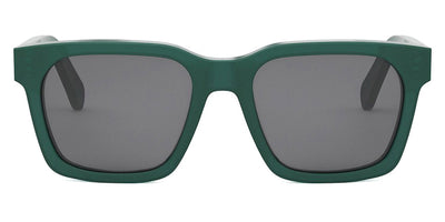 Celine® CL40248I CLN CL40248I 96A 54 - 96A Shiny Green / Smoke Sunglasses