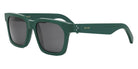 Celine® CL40248I CLN CL40248I 96A 54 - 96A Shiny Green / Smoke Sunglasses