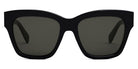 Celine® CL40253F CLN CL40253F 01A 55 - Shiny Black / Dark Smoke Sunglasses