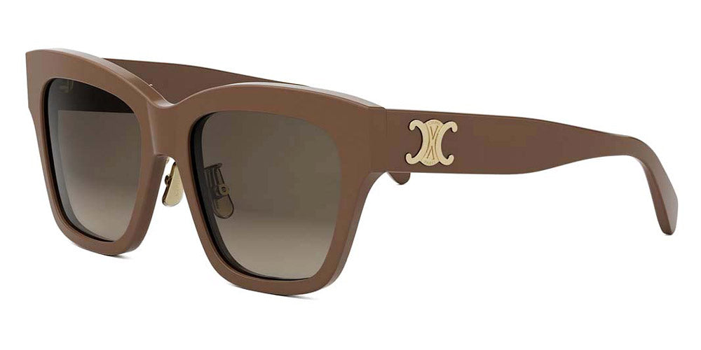 Celine® CL40253F CLN CL40253F 45F 55 - 45F Shiny Opaline Pink / Gradient Brown Sunglasses