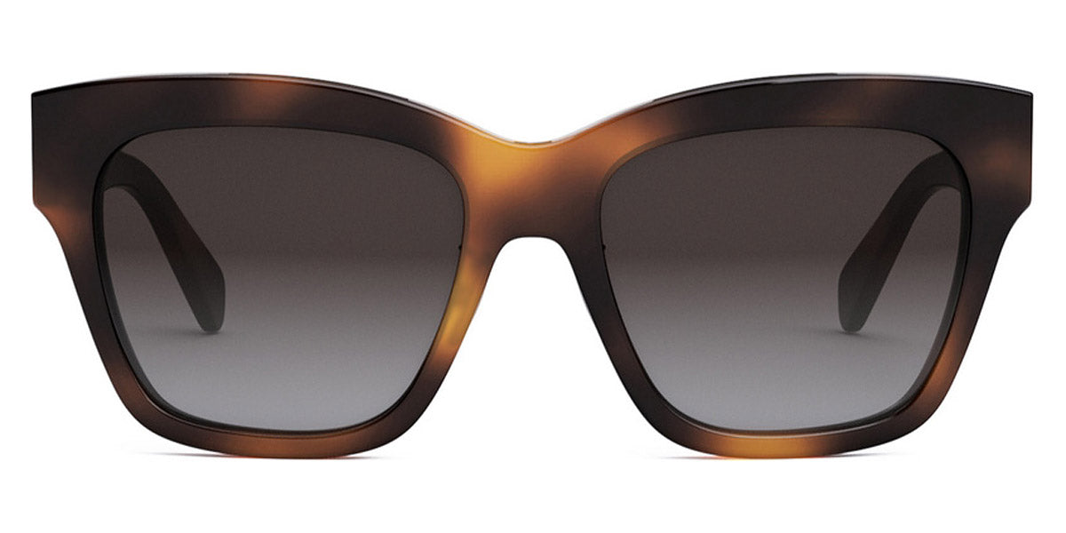Celine® CL40253F CLN CL40253F 53K 55 - Shiny Havana / Gradient Roviex Sunglasses