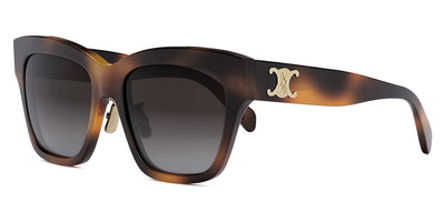 Celine® CL40253F CLN CL40253F 53K 55 - Shiny Havana / Gradient Roviex Sunglasses