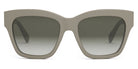 Celine® CL40253F CLN CL40253F 59F 55 - Shiny Khaki / Brown Sunglasses