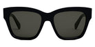 Celine® CL40253I CLN CL40253I 01A 55 - Shiny Black / Dark Smoke Sunglasses