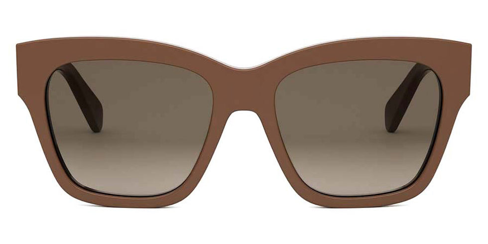 Celine® CL40253I CLN CL40253I 45F 55 - 45F Shiny Brown / Gradient Brown Sunglasses