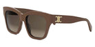 Celine® CL40253I CLN CL40253I 45F 55 - 45F Shiny Brown / Gradient Brown Sunglasses